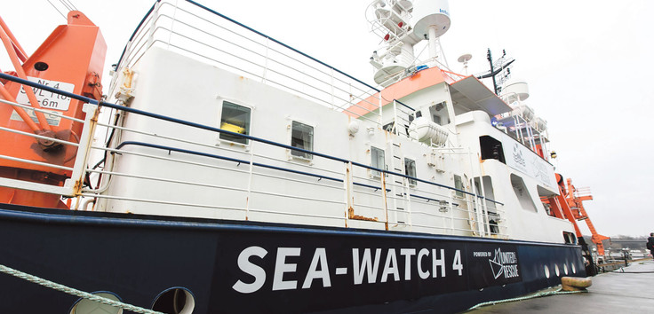 Sea Watch 4, Moria Flüchtlingslager